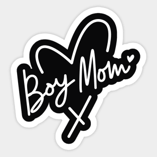 Boy mom; mom of sons; mom; mother; mommy; gift from sons; gift from son; gift from husband; gift; gift for wife; mom of boys; boys; mothers day gift; mothers day; from son; children; male children; motherhood; Sticker